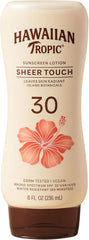 Hawaiian Tropic Sheer Touch Lotion Sunscreen, Moisturizing Broad-Spectrum Protection, SPF 30, Sun, Mango, 8 Oz (Pack of 12)
