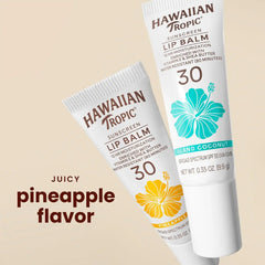 Hawaiian Tropic Sunscreen Lip Balm SPF 30, Pineapple, 0.3 Oz