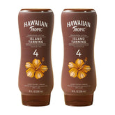 Hawaiian Tropic Island Tanning Lotion, SPF 4, 8 Fl Oz (2 Pack)
