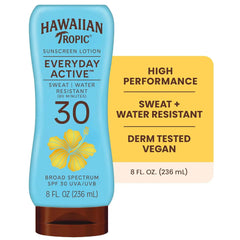 Hawaiian Tropic Island Sport Sunscreen Lotion, Ultra Light, High Performance Protection, SPF 30, Coconut, 8 Oz | Ultra-light, high-performance sunscreen