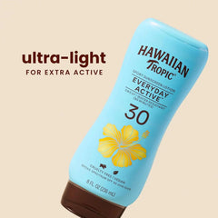 Hawaiian Tropic Everyday Active SPF 30 Sunscreen Lotion, 8 Fl Oz (2 Pack)