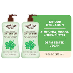 Hawaiian Tropic Lime Coolada After Sun Lotion, 16 Fl Oz (2 Pack)