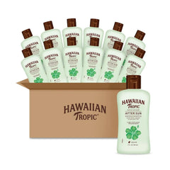 Hawaiian Tropic After Sun Lotion Lime Coolada Case, 12 mini bottles | After Sun Care Travel Essentials, Aloe Vera Lotion, 2 fl oz each (Pack of 12)