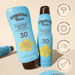 Hawaiian Tropic Island Sport Sunscreen Lotion, Ultra Light, High Performance Protection, SPF 30, Coconut, 8 Oz | Ultra-light, high-performance sunscreen