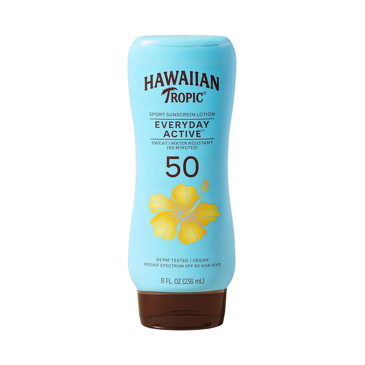 Hawaiian Tropic Everyday Active SPF 50 Sunscreen Lotion, 8 Fl Oz