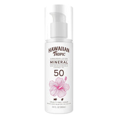 Hawaiian Tropic Mineral Sunscreen Lotion SPF 50, 3.4 Fl Oz