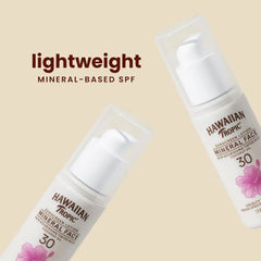 Hawaiian Tropic Skin Nourishing Milk Mineral Sunscreen for Face SPF 30, 1.7oz| Travel Size Face Sunscreen Zinc Oxide, Sun Milk, SPF 30 Mineral Sunblock Lotion, Oxybenzone-Free, 1.7oz (Pack of 2)