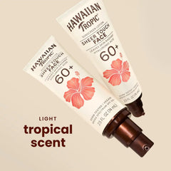 Hawaiian Tropic Sheer Touch Face Sunscreen Lotion SPF 60, 2.5 Fl Oz
