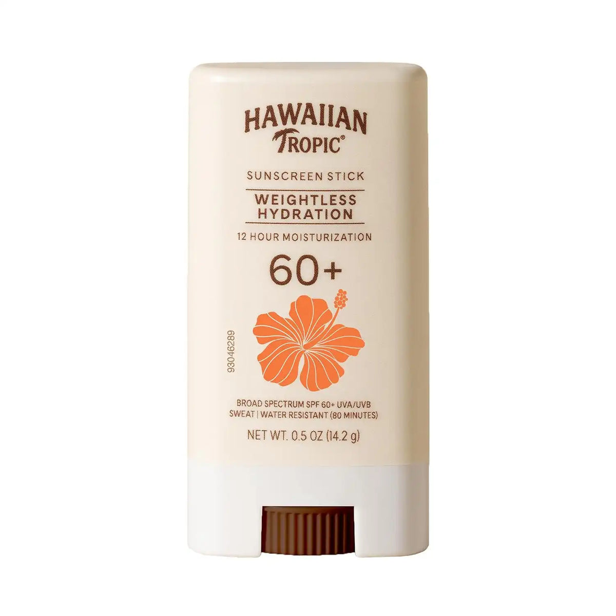 Hawaiian Tropic Weightless Hydration Sunscreen Stick SPF 60+, 0.5 Oz